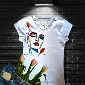 Woman Face póló