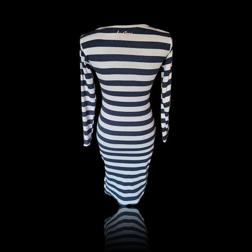 Egyedi csíkos  ruha 