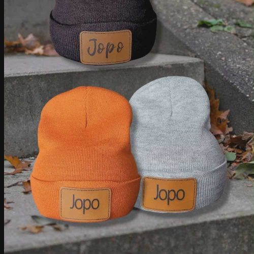 Orange  kötött sapi 