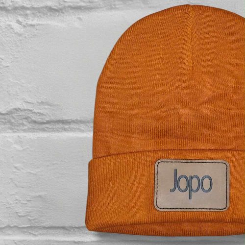 Orange  kötött sapi 