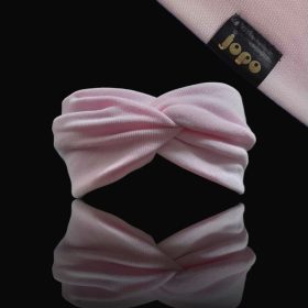 Rózsaszín csavart fejpánt