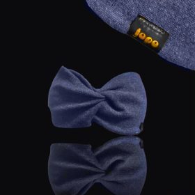 Jeans kék   csavart fejpánt