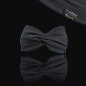 Fekete  csavart fejpánt