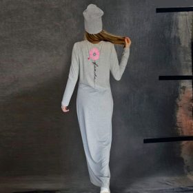 Egyedi kézzel festett maxi ruha 