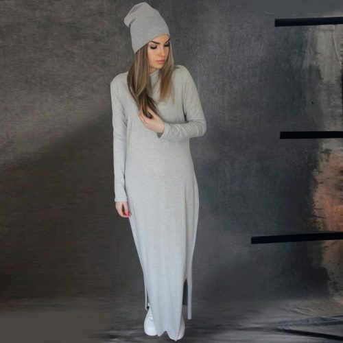 Egyedi kézzel festett maxi ruha 