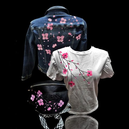 Felső cseresznyefa virággal