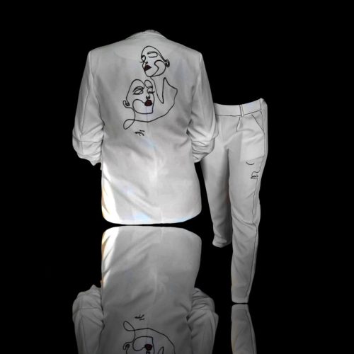 Woman face blézer +nadrág 