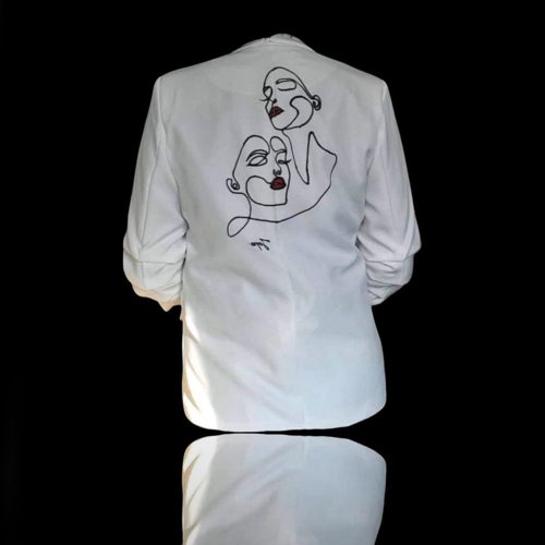 Woman face blézer +nadrág 