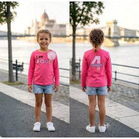 Four szülinapi felső pink
