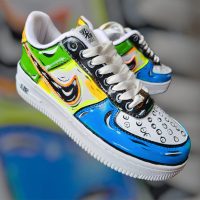 Kézzel festett cipők