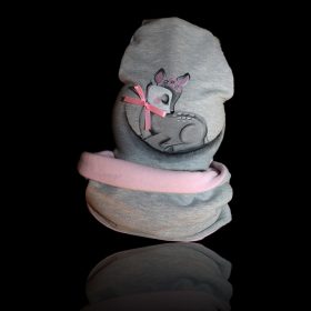 Őzikés  sapi szett