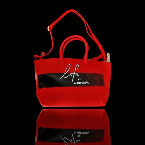 Life is wonderful táska+neszesszer+pénztárca