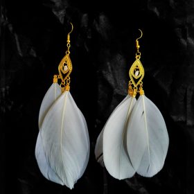 Egyedi Toll fülbevaló